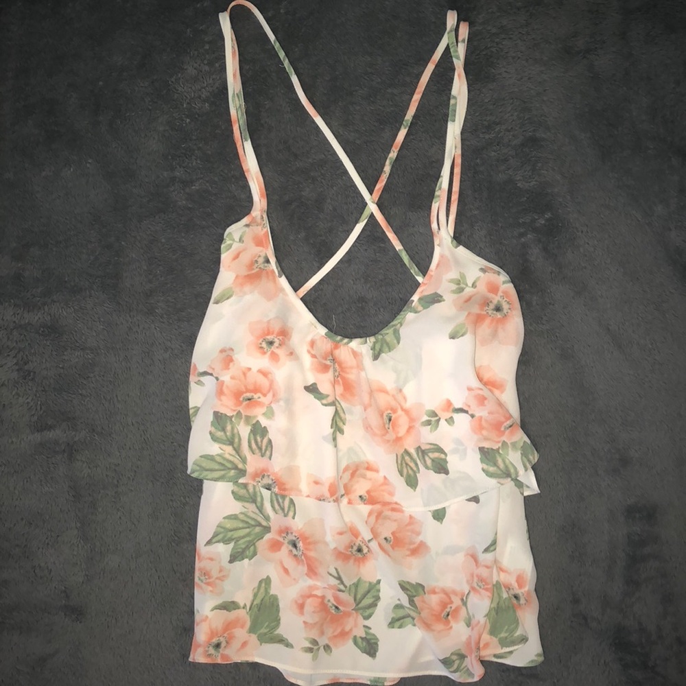 Forever 21 Flower Blouse